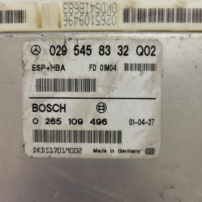 Mercedes a class ecu / 0295458332 / 0265109496 / bosch