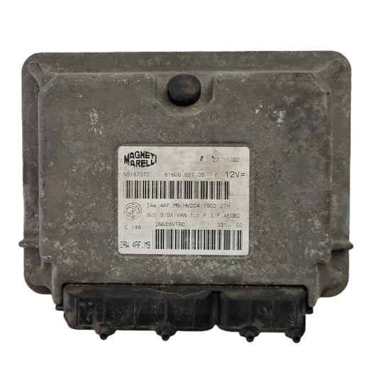 Fiat Seicento 600 ECU / 55187372 / IAW4AF.M9 / 61600.627.05 / MAGNETI MARELLI