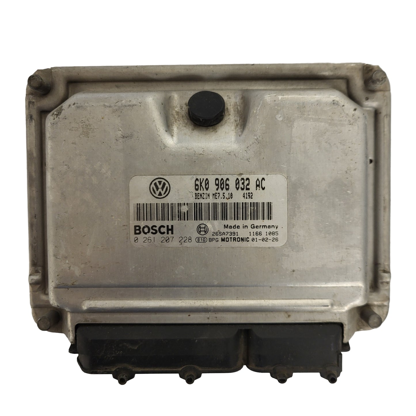 SEAT IBIZA ECU / 6K0906032AC / 0261207228 / ME7.5.10 / BOSCH