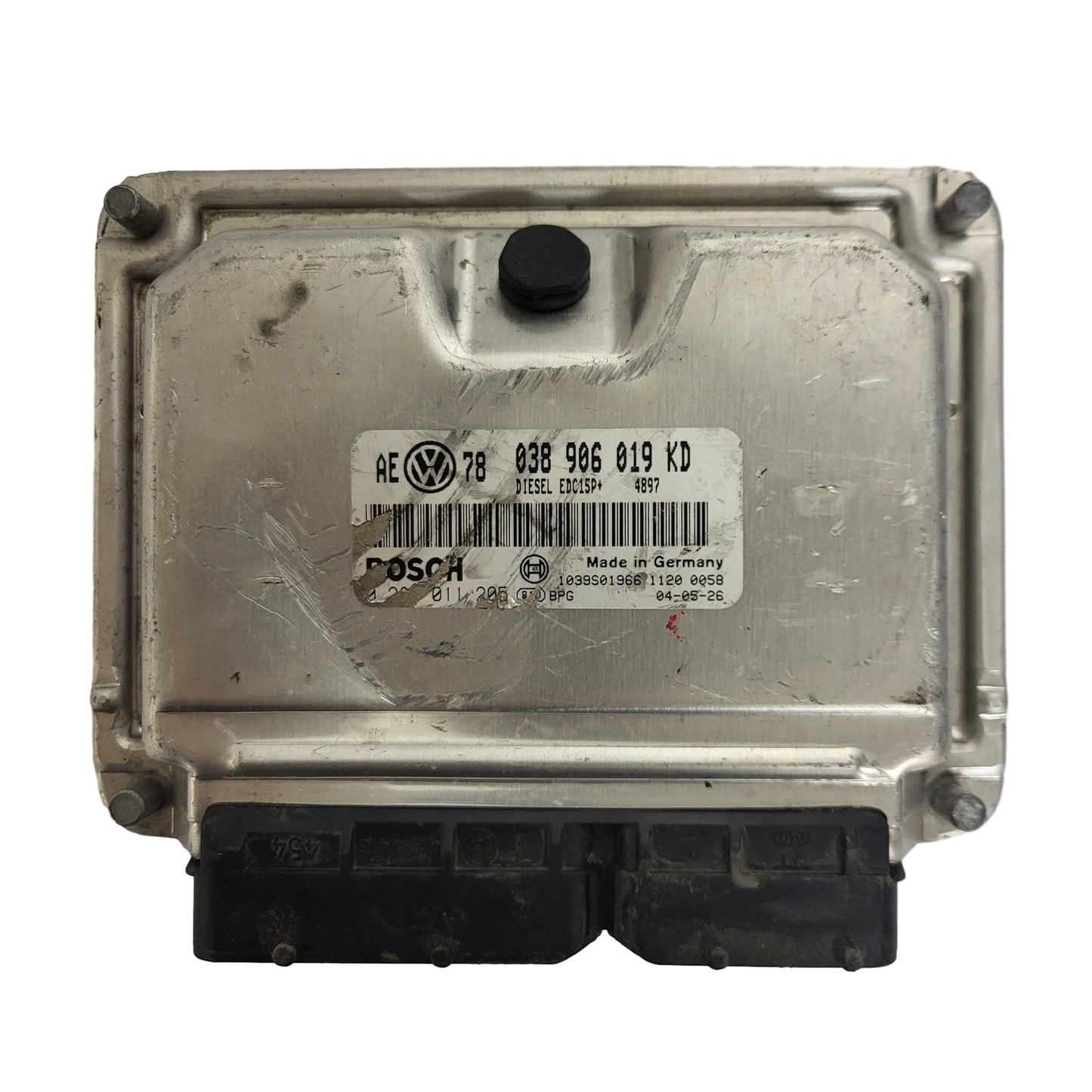 VW AUDI SEAT SKODA ECU / 038906019KD / 0281011205 / EDC15P+ / BOSCH