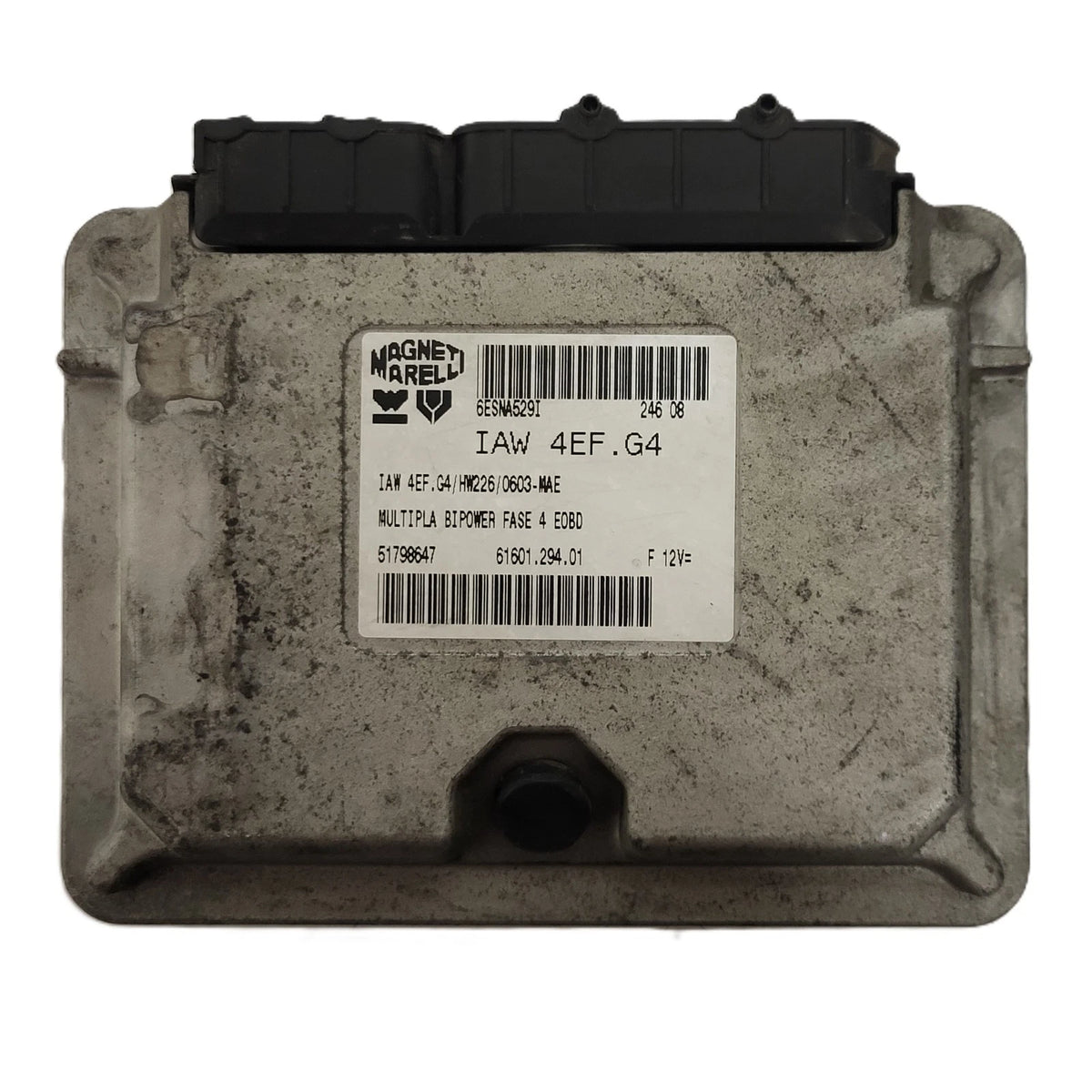 FIAT MULTIPLA ECU IAW 4EF.G4 / 51798647 / 61601.294.01 / HW226 / MAGNETI MARELLI - C92-06 - 1