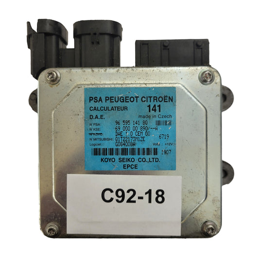 CITROEN C3 POWER STEERING MODULE ECU / 9659514180 / G084008A / KOYO