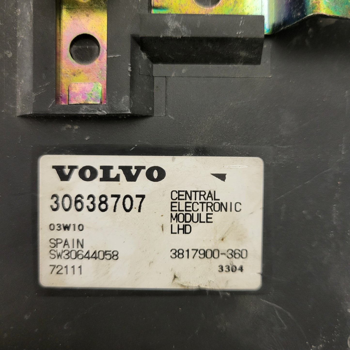 VOLVO MODULE ECU / 30638707 / 3817900-360 / 03W10