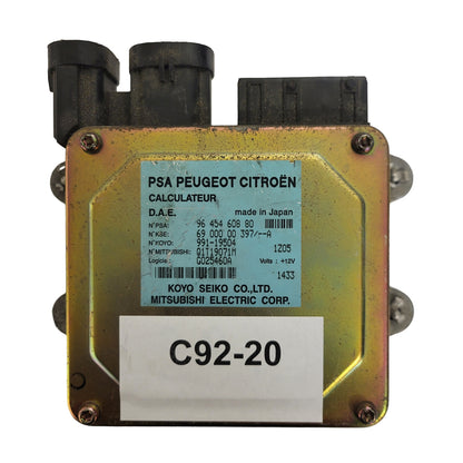 CITROEN C3 POWER STEERING MODULE ECU / 9645460880 / GO25460A / KOYO