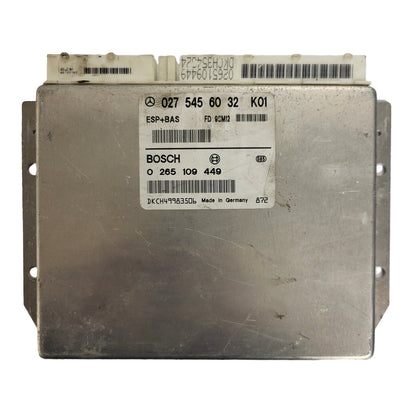 Mercedes a class ecu / 0265109449 / 0275456032 / BOSCH