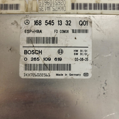 MERCDES BENZ ECU / 1685451332 / 0265109619 / BOSCH / ESP HBA