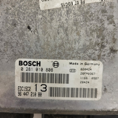 CITREON C5 ECU / 0281010808 / 9644721080 / EDC15C2 / BOSCH