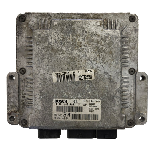 PEUGEOT 307 ECU / 0281010880 / EDC15C2 / 9645534380 / BOSCH