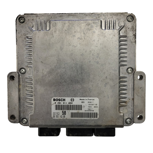 FIAT ULYSSE 807 ECU / 0281011800 / EDC15C2 / 9656314280 / BOSCH