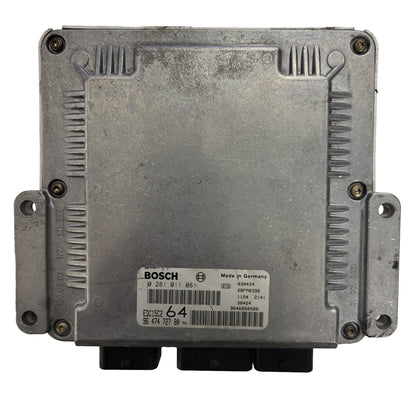 PEUGEOT 307 2.0 HDI ECU / 0281011081 / 9647472780 / EDC15C2 / BOSCH