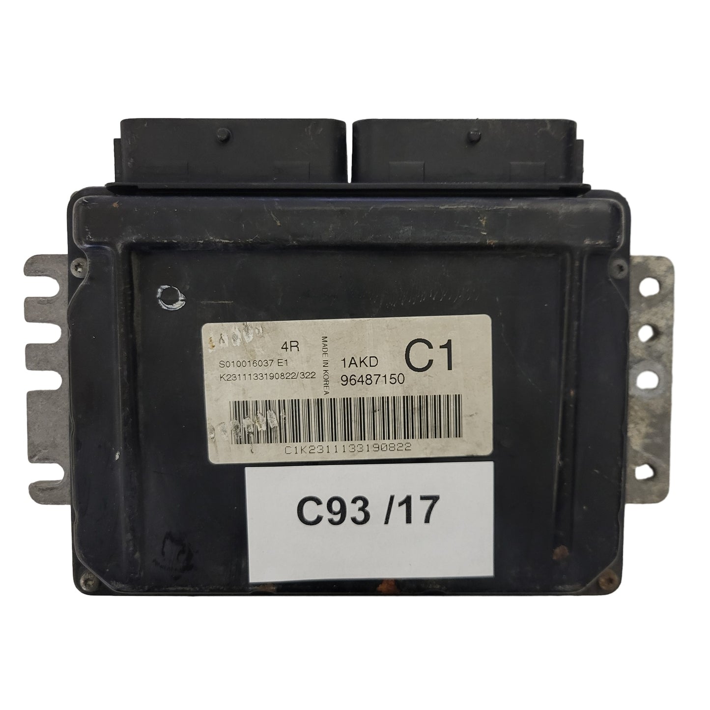 DAEWOO ECU / 96487150 / 1AKD / S010016037 / E1 / 4R