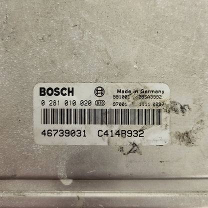 ALFA ROMEO 156 ECU / 0281010020 / 46739031 / BOSCH - C93-18 - 2
