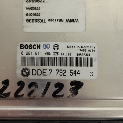 MINI ONE ECU / 0281011085 / DDE7792544 / 7792544 / BOSCH