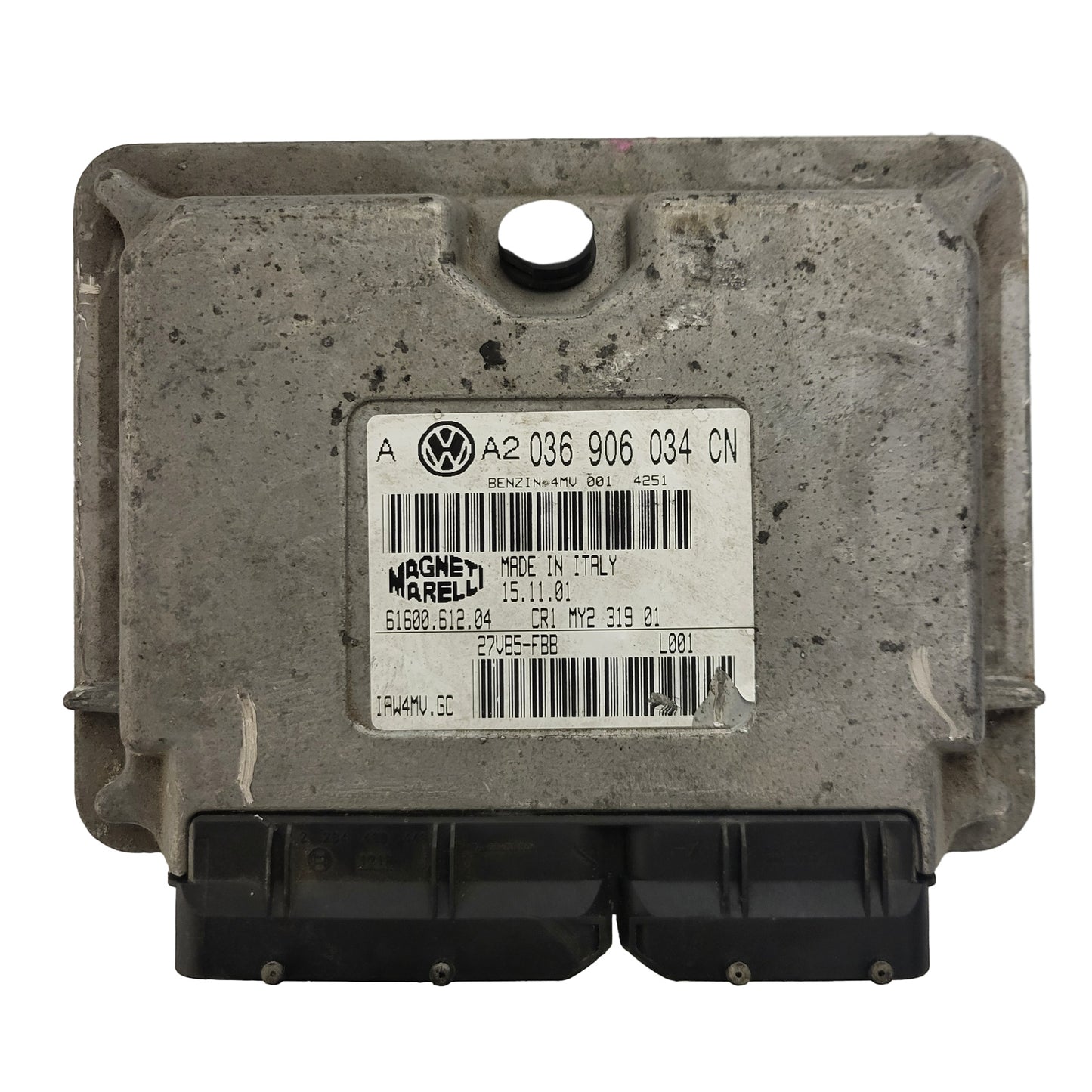VW GOLF ECU / 036906034CN / IAW4MV.GC / 61600.612.04 / MAGNETI MARELLI