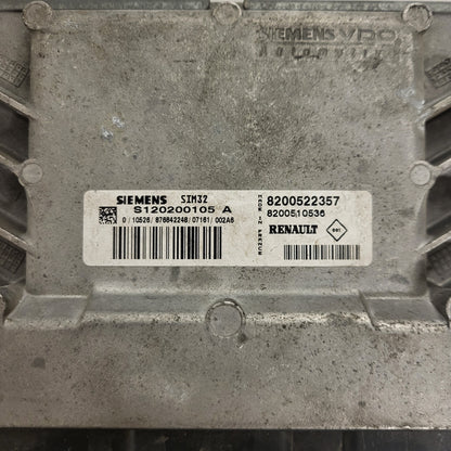Renault Clio 3 ECU / S120200105A / 8200522357 / 8200510536 / SIM32 / S120200105