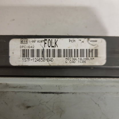 FORD ECU / 1S7F-12A650-BAD / DPC-642 / FOLK / VISTEON