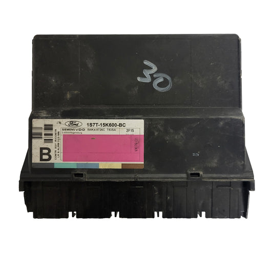 FORD FOCUS COMFORT MODULE ECU / 1S7T-15K600-BC / 5WK4 8726C T83SA / SIEMENS