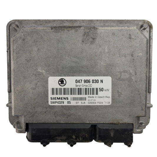 ŠKODA FELICIA ECU / 047906030N / 5WP4329 05 / SIMOS 23D / SIEMENS