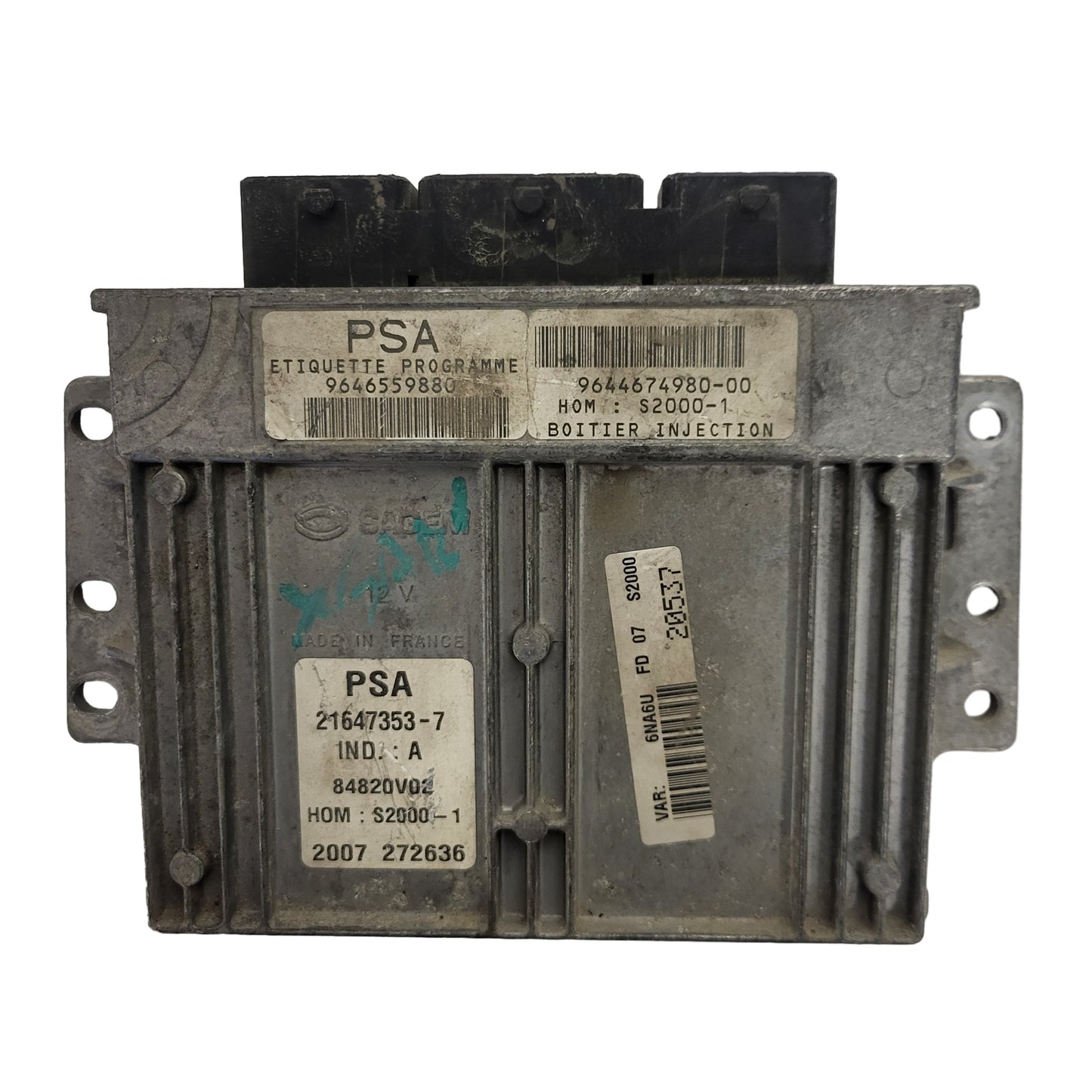 CITROEN PSA ECU 9646559880 / 9644674980-00 / 21647353-7 / SAGEM