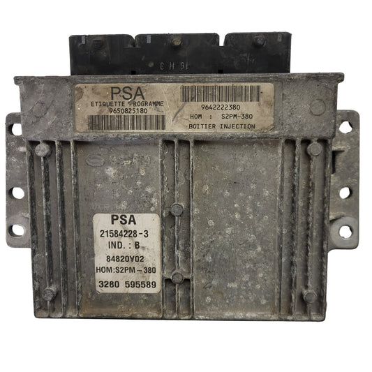 PEUGEOT CITROEN ECU / 21584228-3 / 9650825180 / 9642222380 / S2PM-380 / SAGEM