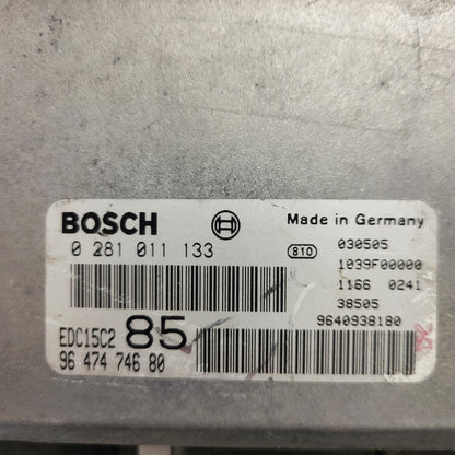 Peugeot Citroen 2.2 HDI ECU / 0281011133 / 9647474680 / EDC15C2 / BOSCH