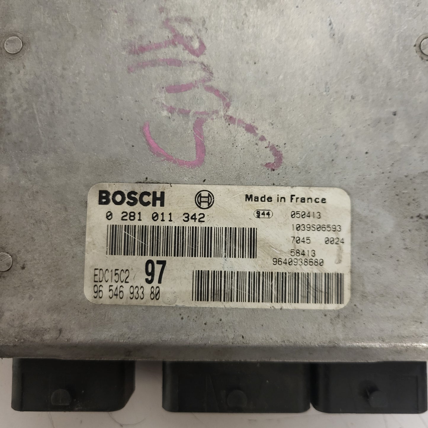 CITROEN JUMPY SCUDO EXPERT ECU / 0281011342 / 9654693380 / EDC15C2 / BOSCH