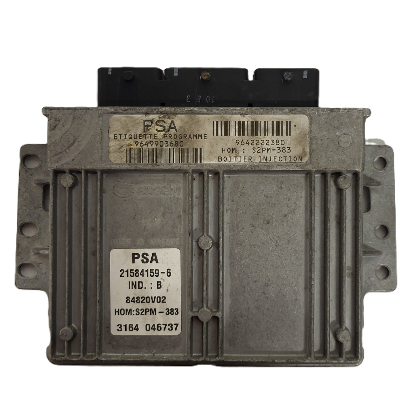 PEUGEOT CITROEN ECU / 21584159-6 / 9649903680 / 9642222380 / S2PM-383 / SAGEM