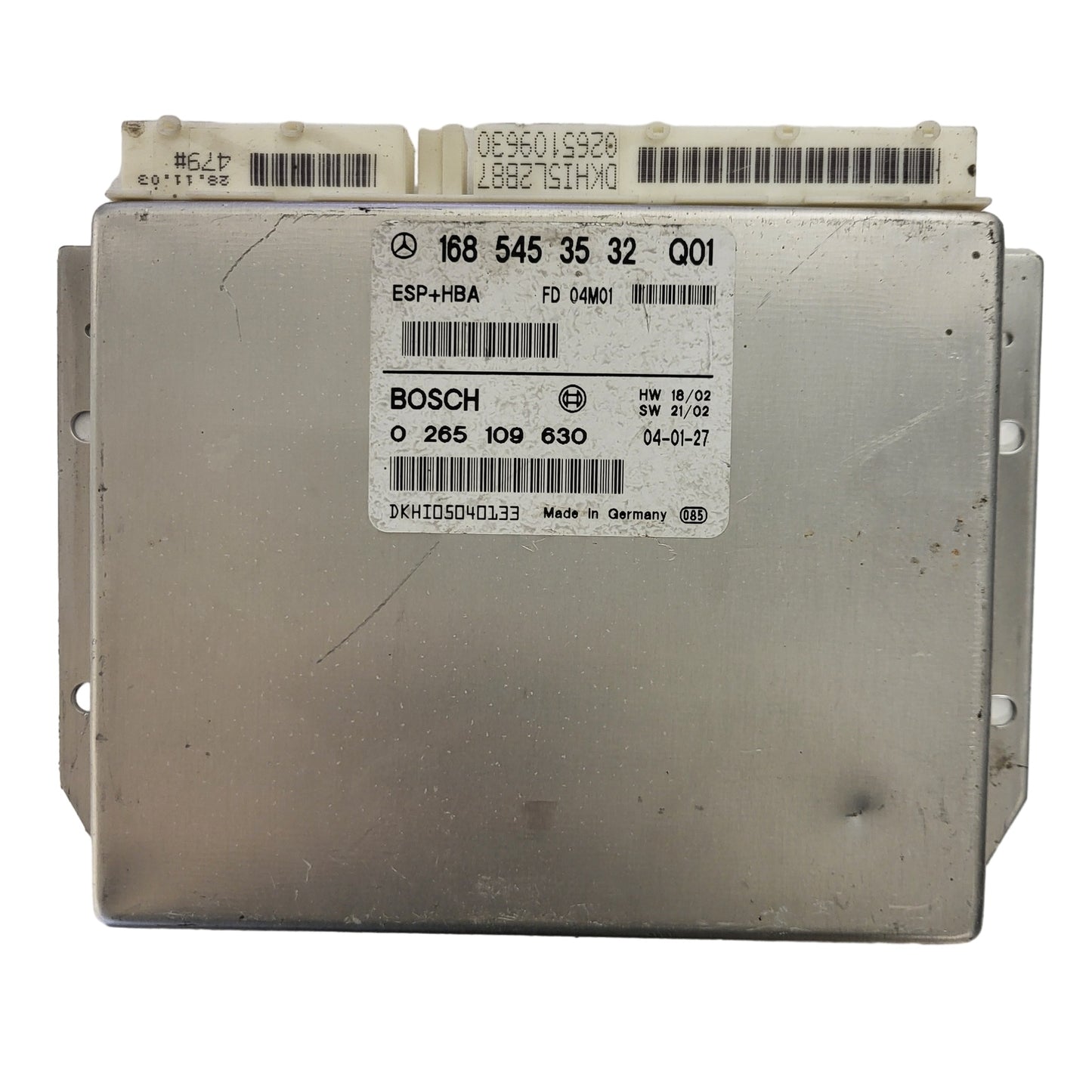 MERCEDES-BENZ A CLASS W168 ESP ECU / 1685453532 / 0265109630 / BOSCH ESP+HBA