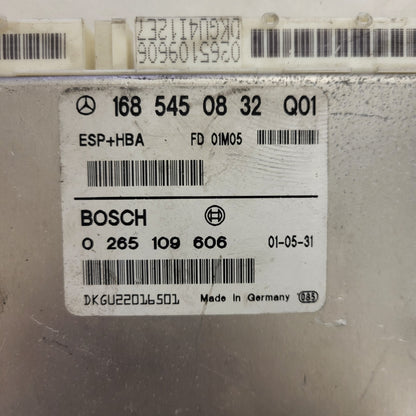 Mercedes W168 A-Class ECU / 1685450832 / 0265109606 / BOSCH