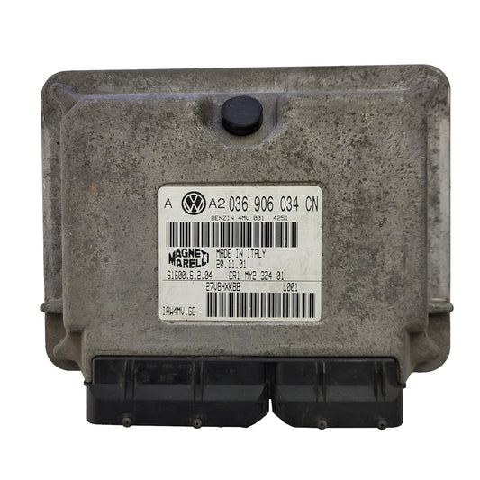 VW GOLF ECU / 036906034CN / IAW 4MV.GC / 61600.612.04 / MAGNETI MARELLI