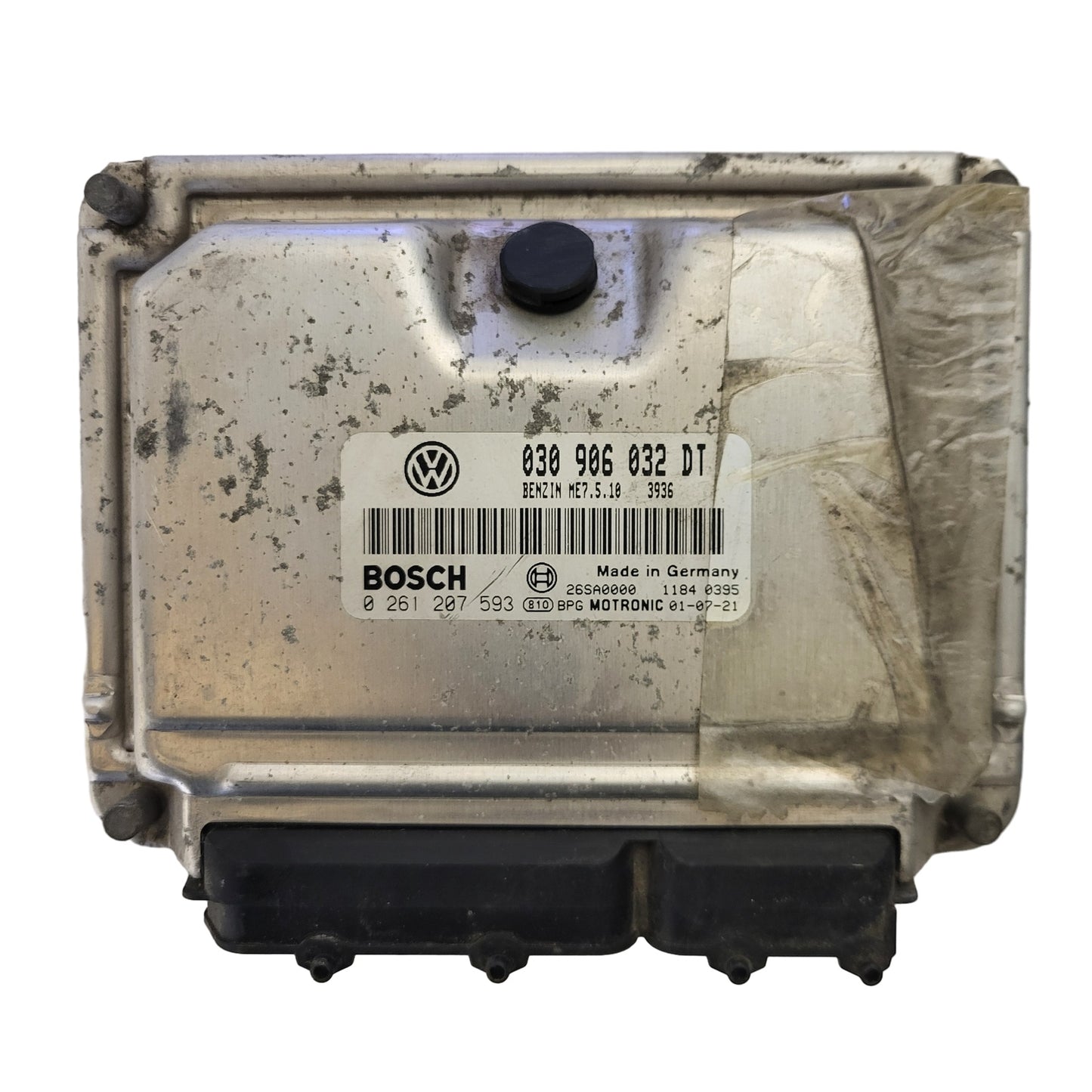 VW POLO ECU / 030906032DT / 0261207593 / ME7.5.10 / BOSCH