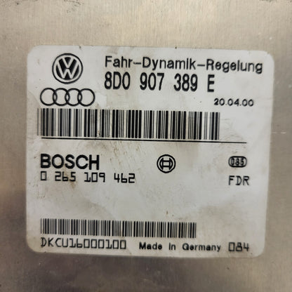 VW AUDI ESP MODULE ECU / 8D0907389E / 0265109462 / BOSCH