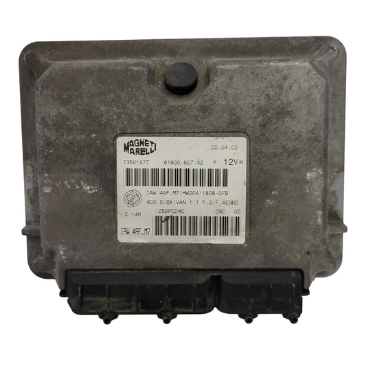 Fiat 600 ECU / IAW4AF.M7 / 73501877 / HW204 / MAGNETI MARELLI
