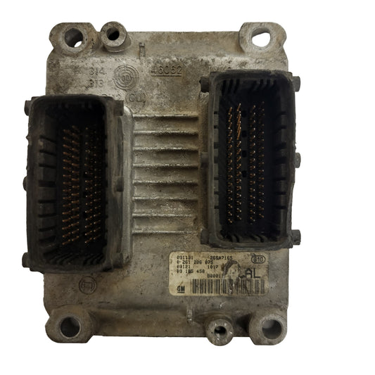 Opel Corsa ECU / 0261206075 / 09185450 /  BOSCH