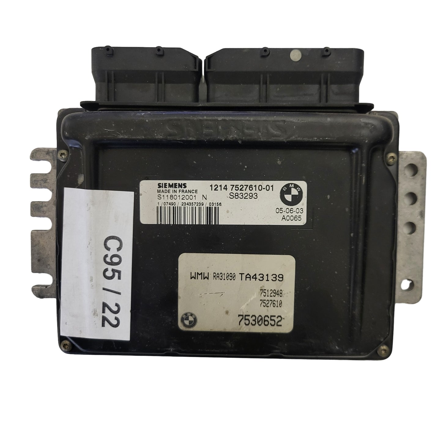 MINI COOPER 1.6 ECU / S118012001N / 1214752761001 / SIEMENS