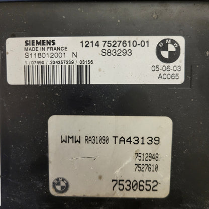 MINI COOPER 1.6 ECU / S118012001N / 1214752761001 / SIEMENS