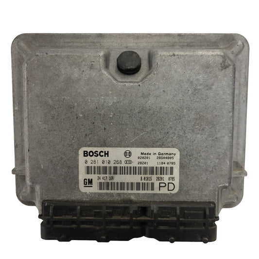 Opel Zafira 2.0 ECU / 0281010268 / 24417169 / BOSCH