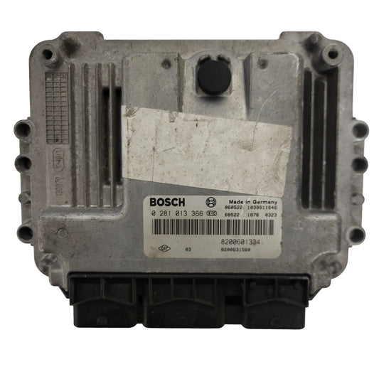 Renault Megane Scenic ECU / 0281013366 / 8200601334 / 8200631560 / BOSCH