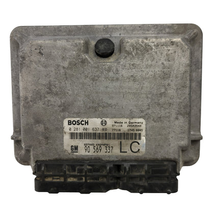 OPEL SINTRA ECU / 0281001637 / 90569337 / LC / BOSCH