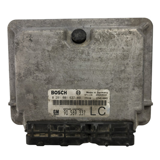 OPEL SINTRA ECU / 0281001637 / 90569337 / LC / BOSCH