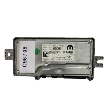 FIAT ALFA MODULE ECU / NRCS2 / 670219508 / 19224BQ / SW R2.21 / HW C1.0D / BOSCH MOPAR