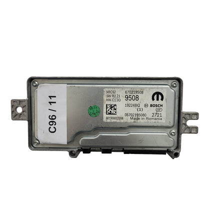 FIAT ALFA MODULE ECU / NRCS2 / 670219508 / 19224BQ / SW R2.21 / HW C1.0D / BOSCH MOPAR