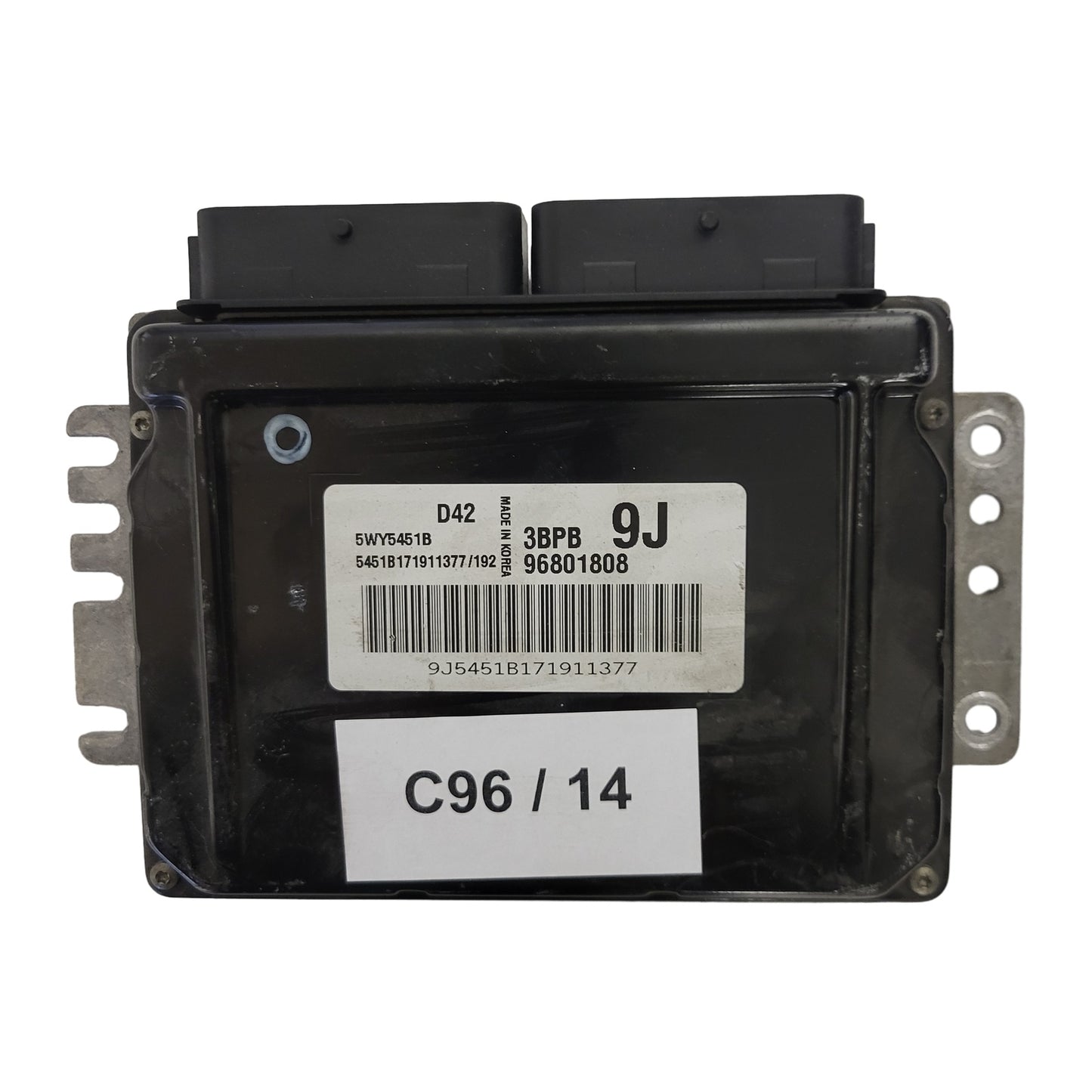 CHEVROLET MATIZ ECU / 96801808 / 5WY5451B / 3BPB / 9J / D42 / DAEWOO