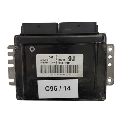 CHEVROLET MATIZ ECU / 96801808 / 5WY5451B / 3BPB / 9J / D42 / DAEWOO