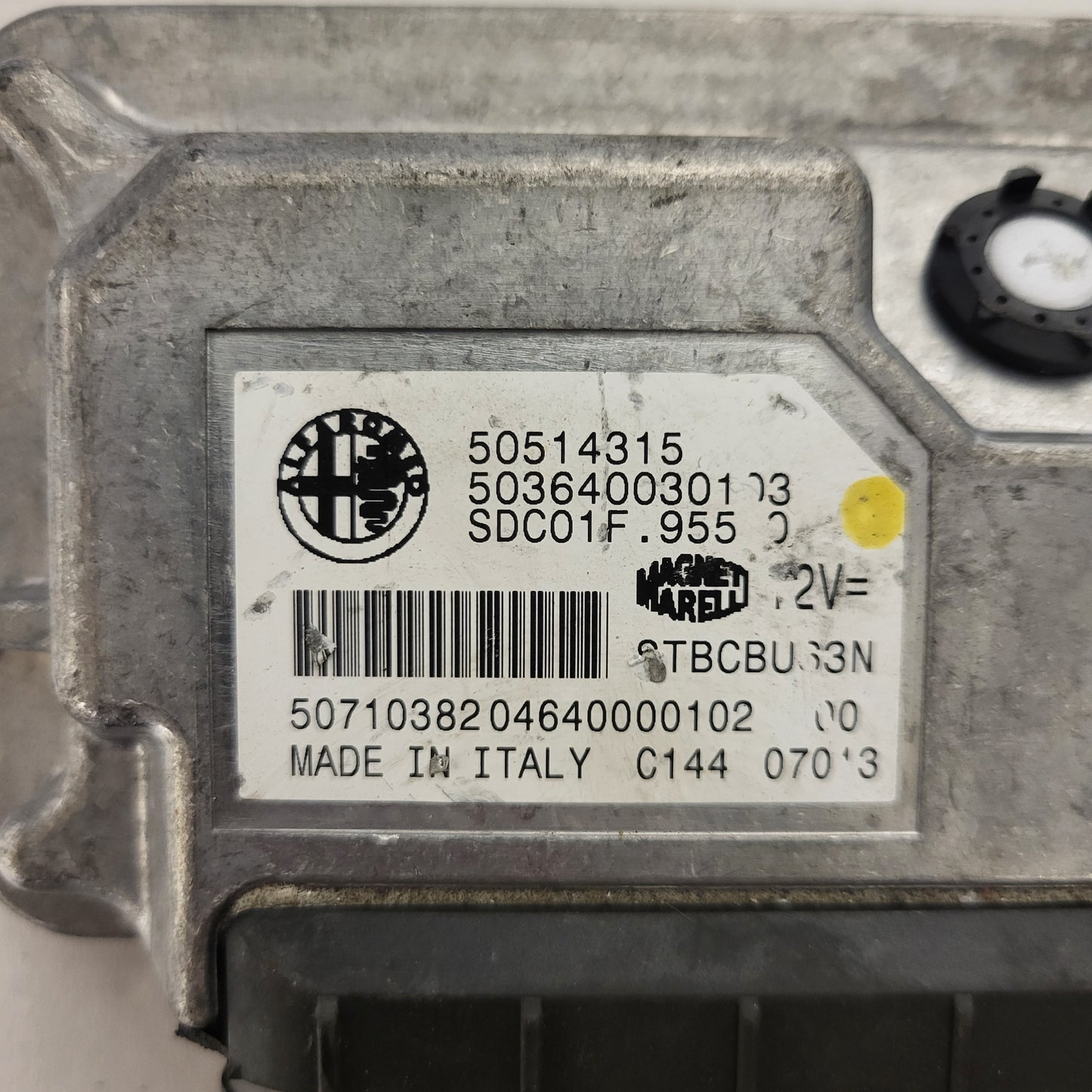 ALFA ROMEO MITO ECU / 50514315 / SDC01F.955 / MAGNETI MARELLI