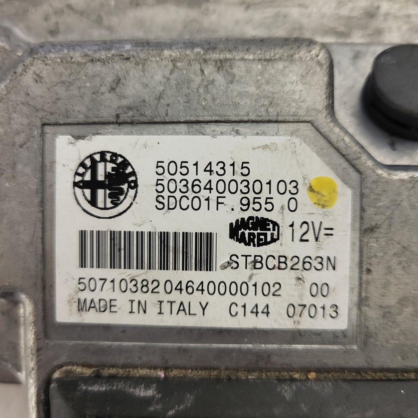 ALFA ROMEO MITO ECU / 50514315 / SDC01F.955 / MAGNETI MARELLI