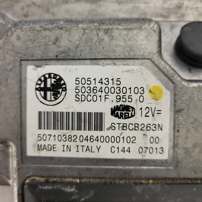 ALFA ROMEO MITO ECU / 50514315 / SDC01F.955 / MAGNETI MARELLI