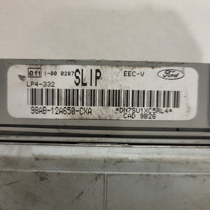 FORD MONDEO ECU / 98AB-12A650-CXA / LP4-332 / SLIP / EEC-V
