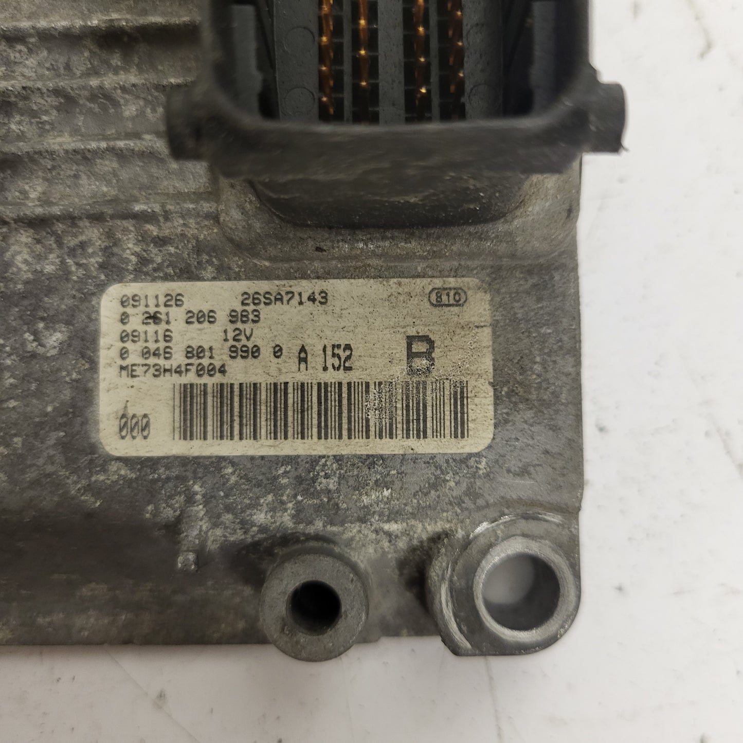 FIAT BRAVO ECU / 0261206983 / 00468019900 / ME73H4F004 / A152 / BOSCH