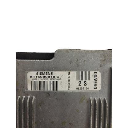 DAEWOO MATIZ ECU / K115000010G / 96259124 / SIEMENS